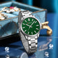 CURREN Fashion Brand Couple Watches for Lovers Simple Classic Quartz Stainless Steel Bracelet Wristwatches with Luminous Hands