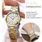 CURREN Fashion Luxury Brand Women's Watches New Simple Quartz Wristwatch with Stainless Steel Bracelet Luminous Hands