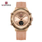 NAVIFORCE Original Watches For Woman Dual Display Lady Retro Female Quartz Watch Waterproof Round Dial Give for Girlfriend gift