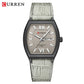 CURREN Elegant Men's Watch with Day-Date Display Formal Classic Quartz Wristwatch with Luminous Hands Casual Wear Gift for Him