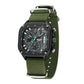 MEGIR Men's Watch Chronograph Orange Canvas Strap Sport Wristwatch Luminous Auto Date Quartz Watches Clock Montre Homme 2217