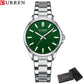 CURREN Fashion Brand Watches for Women Simple Casual Stainless Steel Bracelet Quartz Pointers Wristwatches Luminous Hands Clock