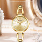 CURREN Luxury Hight Quality Quartz Watch Fashion Charming Rhinestones Stainless Steel Band Women's Wristwatches