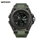 SANDA 739 Trendy Design 2024 New Arrival Alarm Mode Sports Hand Clock For Men Analog Digital Display Fashion Watch