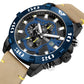 MEGIR Men Watches Fashion Luxury Big Dial Sports Waterproof Quartz Wristwatch Chronograph Male Casual Luminous Clock 2136