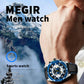 MEGIR Luxury Casual Men Watches Fashion Sports Military Wristwatch Calendar Luminous Quartz Chronograph Clock Montre Homme 2118