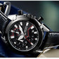 MEGIR Luxury Brand Military Sport Watches for Men Leather Strap Quartz Wristwatch Male Clock Chronograph Reloj Hombre 2065