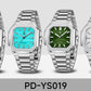 2025 New PAGANI DESIGN 37MM Square Men Quartz Watches Luxury Sapphire Glass AR Coated Business Watch VH31 Luminous Watch for Men
