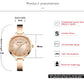 CURREN Fashion Gold Women Watches Stainless Steel Ultra thin Quartz Watch Woman Romantic Clock Women's Watches Montre Femme