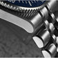 San Martin 40mm Enamel Spiral Dial Integrated Bracelet Men Diver Watch Miyota 9015 Automatic Mechanical Waterproof 200m SN0148