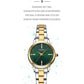 CURREN-Women's Simple Dial Wristwatch, Elegant and Charming Bracelet Quart Watches for Lady, Fashion Brand