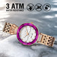 MEGIR Rhinestone Elegant Women Luxury Brand Watch Female Diamond Wristwatch Clock Ladies Sport Casual Watches Relogio Feminino