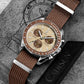CADISEN 2026 New Men's Watches Luxury Quartz Wrist Watch For Men Canvas Japan VK68 Speed Chronograph Automatic Gift With Box
