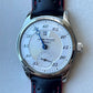 34mm NEW Pierre Paulin Jumping Hour Men Watch White Dial Automatic St17 Mechanical Watch Vintage Date Window relógios masculino