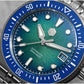 San Martin 40mm Enamel Spiral Dial Integrated Bracelet Men Diver Watch Miyota 9015 Automatic Mechanical Waterproof 200m SN0148