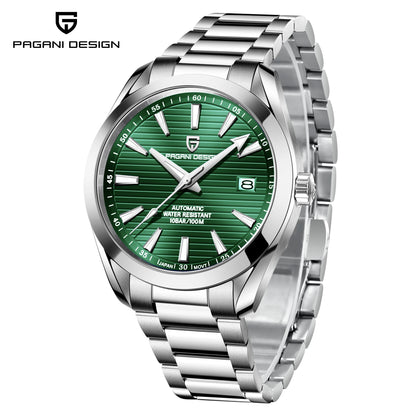 PAGANI DESIGN Miyota 8215 Men Mechanical Wristwatches New Sapphire Glass Automatic Watch Waterproof 100M Stainless Watch for Men