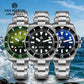San Martin 2026 Men Diver Watch 38mm Wave Texture Dial Miyota 90S5 Automatic Mechanical Luxury Wristwatch Waterproof 200m SN0126