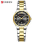 CURREN Luxury Brand Wristwatches for Women Stainless Steel Band with Elegance Dial Luminous Hands Waterproof watch