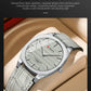 CURREN Men's Minimalist No Seconds Hand Design Quartz Watch, Fashion Slim Lightweight Leather Strap Wristwatches 8480