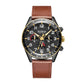 RUIMAS Luxury Brand Chronograph Watches for Men Fashion Leather Sports Military Wristwatch Luminous Clock Auto Date Reloj Hombre