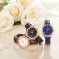 MEGIR Fashion Women Watches Luxury Diamond Leather Ladies Bracelet Female Quartz Wristwatches Dress Clock Relogio Feminino 7029