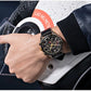 RUIMAS Luxury Brand Chronograph Watches for Men Fashion Leather Sports Military Wristwatch Luminous Clock Auto Date Reloj Hombre