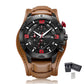MEGIR Large Dial Watches for Men Luxury Brand Sports Chronograph Clock Waterproof Luminous Hands Quartz Wristwatch Reloj Hombre
