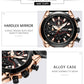 MEGIR Luxury Brand Military Sport Watches for Men Leather Strap Quartz Wristwatch Male Clock Chronograph Reloj Hombre 2065