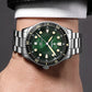 CADISEN Mechanical Automatic Watch Luxury Sapphire Japan MIYOTA 8215 Blue Wristwatch Ceramic Ring Waterproof Gift Men Watch