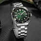 CADISEN Mechanical Automatic Watch Luxury Sapphire Japan MIYOTA 8215 Blue Wristwatch Ceramic Ring Waterproof Gift Men Watch