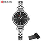 CURREN-Elegant Dress Watch for Women, Luxurious and Exquisite, 28mm Dial with Shinning Rhinestone, Quartz Wristwatch, New