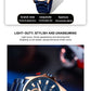 CURREN New Blue Multi Function Quartz Watches Sport Stainless Steel Band Wristwatches for Men with Luminous Hands