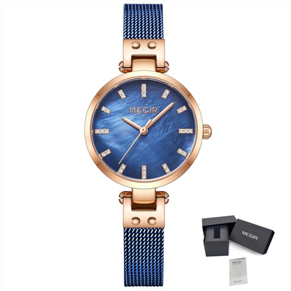 MEGIR Watches for Women Top Brand Fashion Ladies Wristwatch Waterproof Female Quartz Luxury Watch Montre Femme