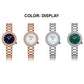 CURREN Luxury Brand Women's Wristwatches with Starry Sky Dial Stainless Steel Band Quartz Watches Ladies Rhinestones Clock