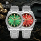San Martin 2025 Guilloche Dial Snake Year Limited 39mm Miyota 90S5 Clear Caseback Men Automatic Mechanical Watch Luminous SN0144