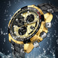 Fashion SADNA New 5105 Student Quartz Electronic Watch Sports Multifunctional Waterproof LED Men's Electronic Watch 2025