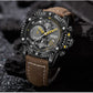 MEGIR Men Watches Luxury Brand Quartz Wristwatch Waterproof Leather Strap Military Sports Clock Chronograph Reloj Hombre 2130