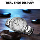 ADDIESDIVE Business Automatic Mechanical Man Watch Silver Premium Luxury 200M Dive Waterproof NH35A Stainless Steel Mens Watches