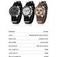 CADISEN 2026 New Men's Watches Luxury Quartz Wrist Watch For Men Canvas Japan VK68 Speed Chronograph Automatic Gift With Box