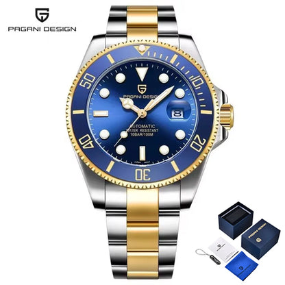 2025 Pagani design men's automatic watches Luxury Sapphire mirror waterproof mechanical watch Stainless Steel sports men's watch