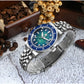 San Martin 40mm Men's Luxury Diver Watch Miyota 9015 Enamel Sunburst Dial Automatic Mechanical Wristwatch Waterproof 200m SN0148