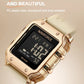 NAVIFORCE Watch for Women Multifunction Digital Luxury Watches Auto Time Date Week Display Silicone Strap Waterproof Girl clock