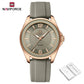 NAVIFORCE Women's Sports Quartz Watch Top Brand Comfortable Silicone Strap Wristwatch Reloj Mujer Relogios Feminino Gift Clock