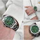San Martin 39mm Aventurine Gemstone Dial Luxury Men's Watch NH34 GMT Automatic Mechanical Sapphire Waterproof Luminous SN0129