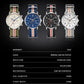 CADISEN New Chronograph Men's Quartz Watch Top Luxury Watches For Men MIYOTA 0S10 AR Mirror Waterproof Canvas Men's Wristwatch
