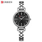 CURREN-Elegant Dress Watch for Women, Luxurious and Exquisite, 28mm Dial with Shinning Rhinestone, Quartz Wristwatch, New