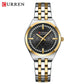 CURREN Designer Style Watch for Women Elegant 32mm Dial with Rhinestones Stainless Steel Band  Luxury Dress Ladies Wristwatch