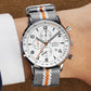 CADISEN New Chronograph Men's Quartz Watch Top Luxury Watches For Men MIYOTA 0S10 AR Mirror Waterproof Canvas Men's Wristwatch