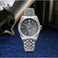San Martin 39mm MOP Dial Sport Gada Watch Luxury Dress Men Miyota 90S5 Automatic Mechanical Wristwatch Waterproof 100m SN0144