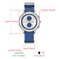 CADISEN 2026 New Mens Watches Luxury Quartz Watch For Man Chronograph MIYOTA 0S11 Men Waterproof Canvas Wristwatc Gift With Box